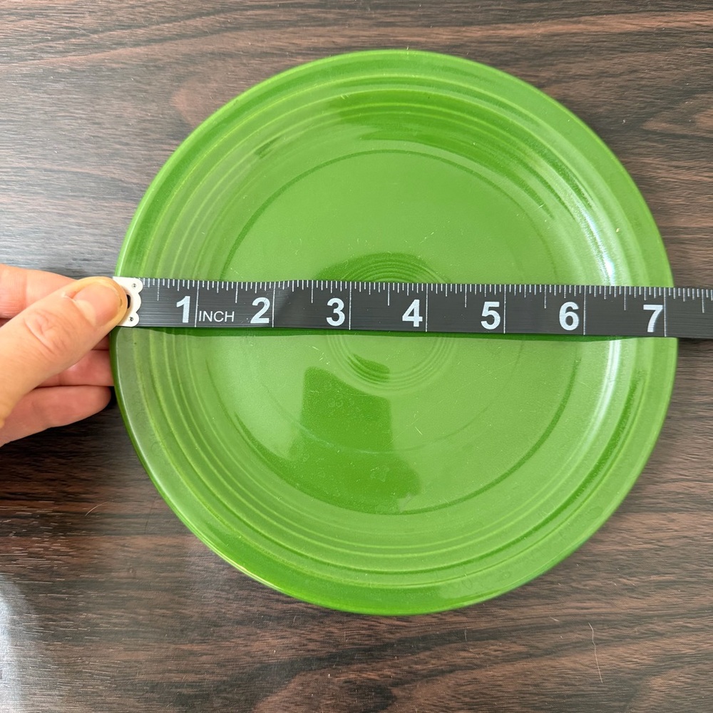 Vintage Fiesta Forest Green Salad Plate 7.25” Homer Laughlin USA MCM